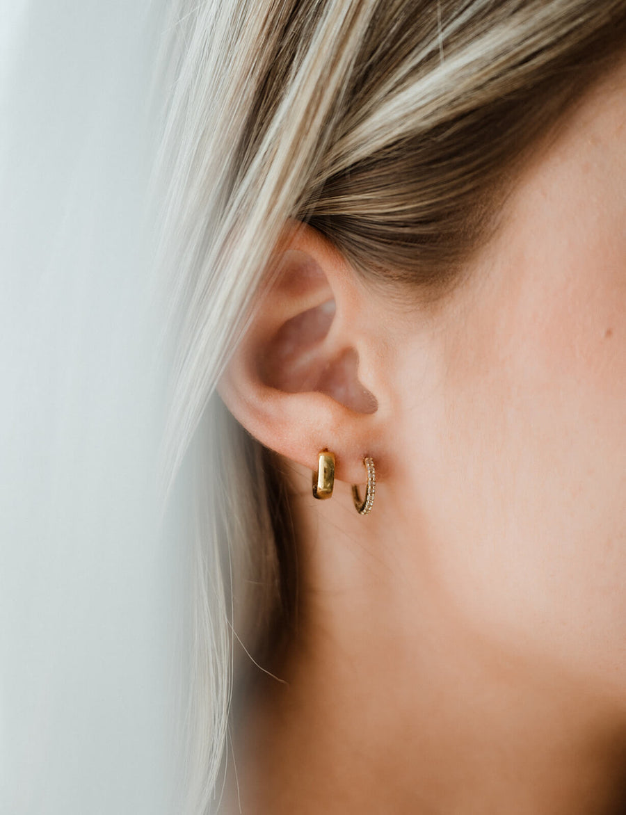 The Aria Huggie Earrings